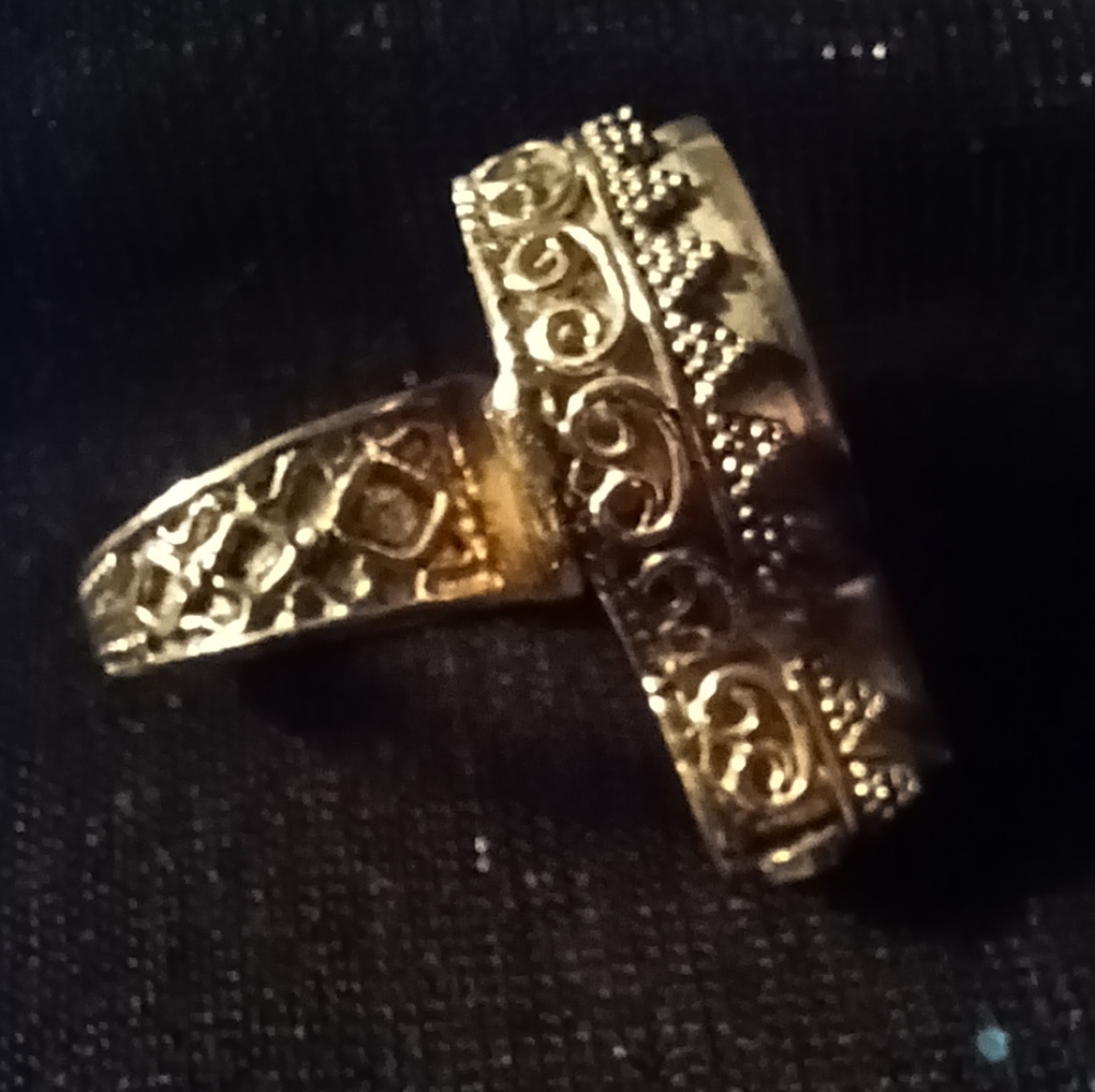 Fossil Ammonite Statement Ring - image 6